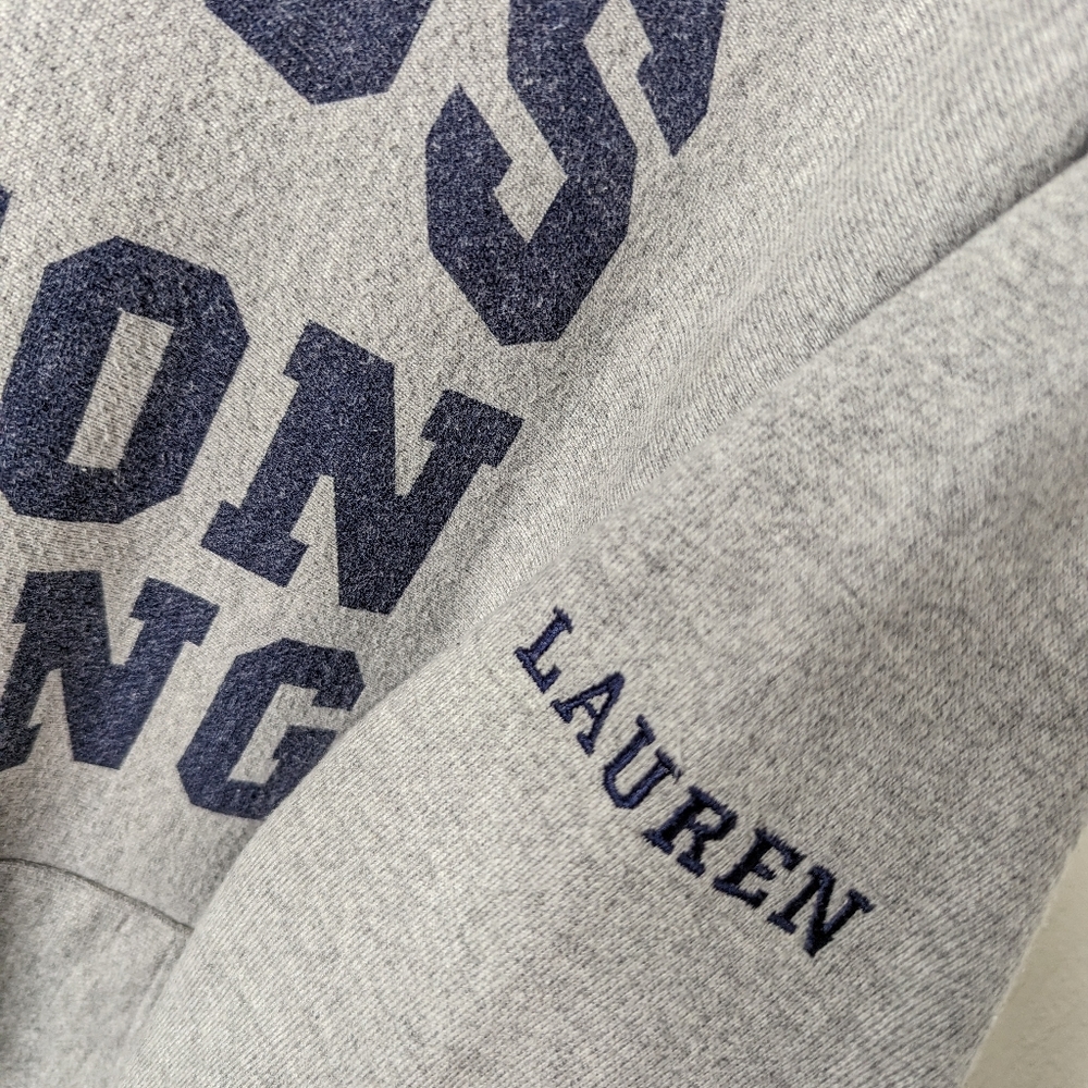 Vintage 90's Champion U Mass Boston Nursing Hoodie - Picture 4 of 5